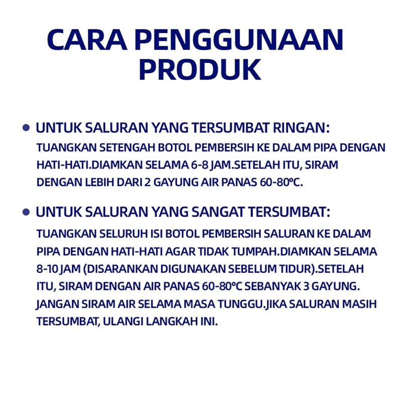 Instruksi Detail pada Kemasan