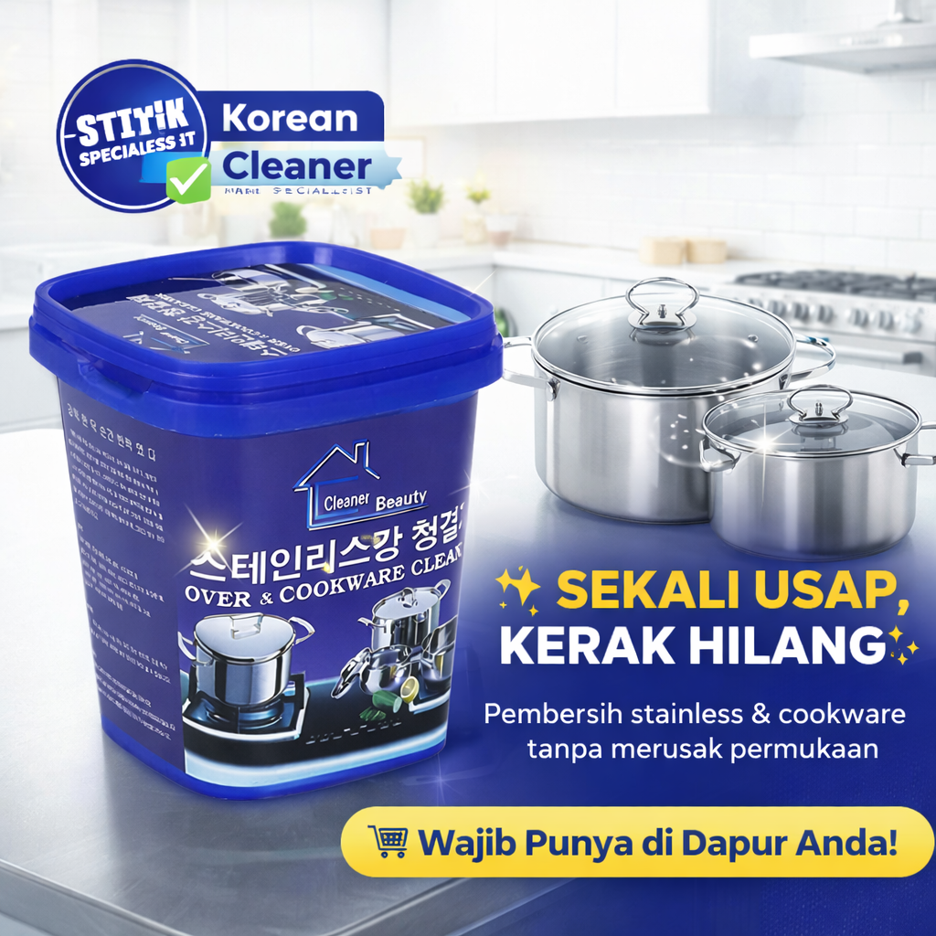 Korean Cleaner - Pembersih Panci Stainless