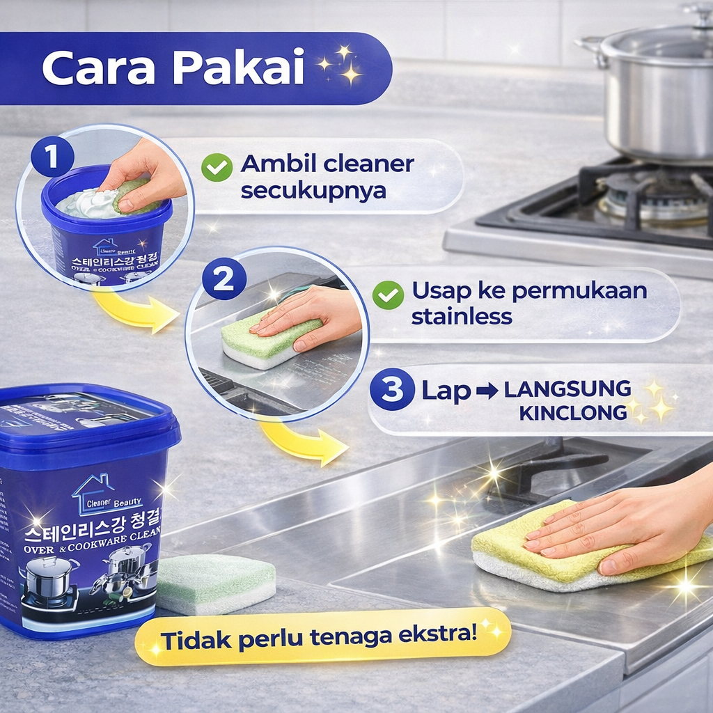 Cara Pemakaian Korean Cleaner