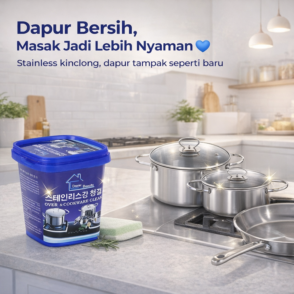 Dapur bersih masak lebih nyaman