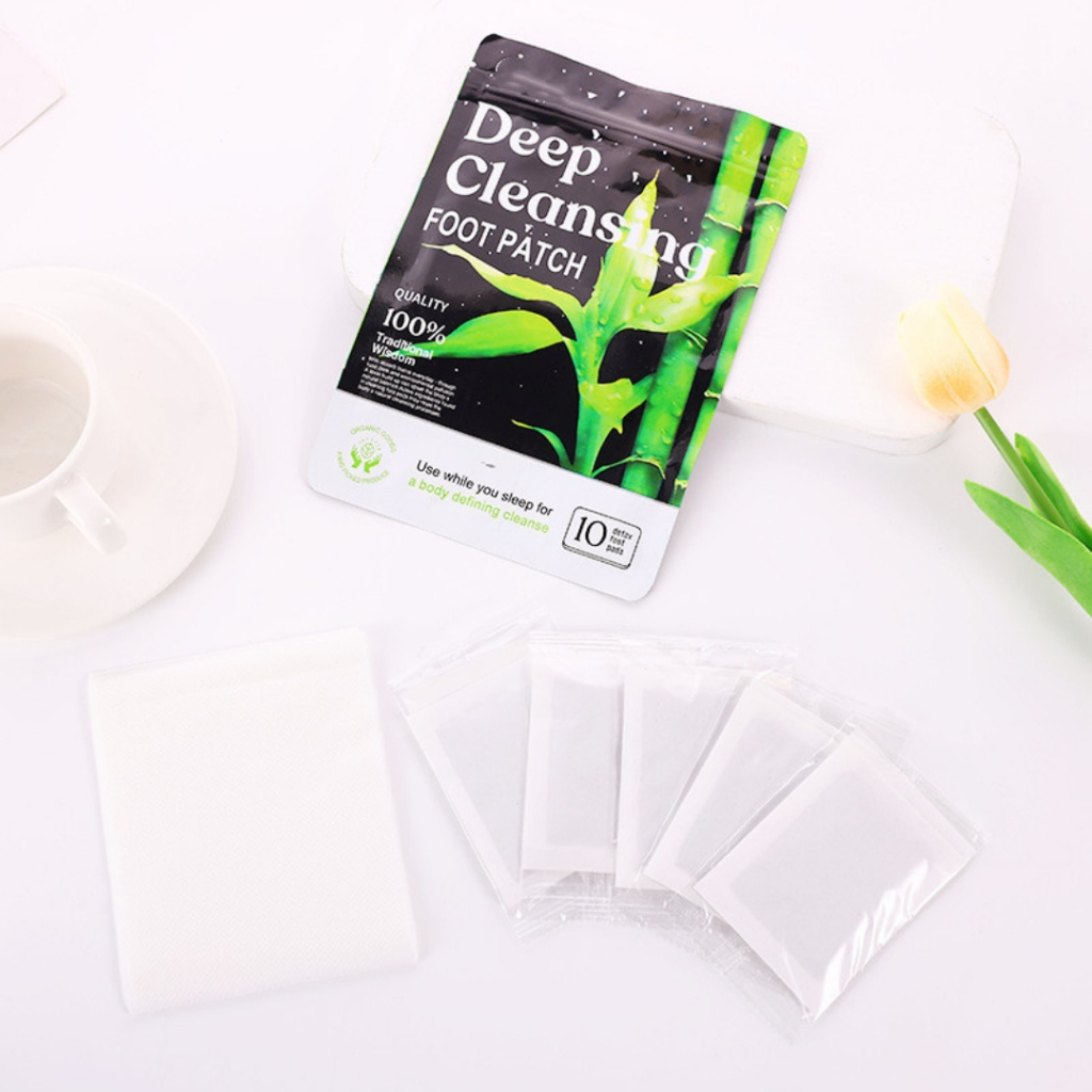 Kemasan Produk Deep Cleansing Foot Patch 10 Pcs